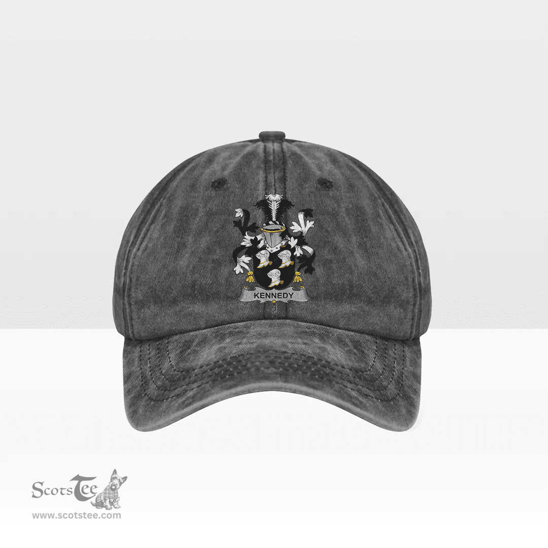 Irish Kennedy or O Kennedy Coat of Arms Family Crest Ireland Denim Cap