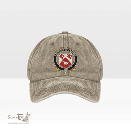 Irish House of O CASSIDY Coat of Arms Family Crest Ireland Denim Cap