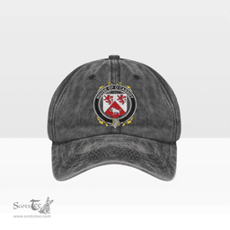 Irish House of O CASSIDY Coat of Arms Family Crest Ireland Denim Cap