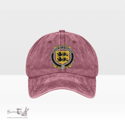 Irish House of O ROURKE Coat of Arms Family Crest Ireland Denim Cap