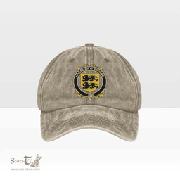 Irish House of O ROURKE Coat of Arms Family Crest Ireland Denim Cap