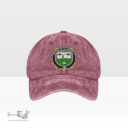 Irish House of O CONNELL Coat of Arms Family Crest Ireland Denim Cap