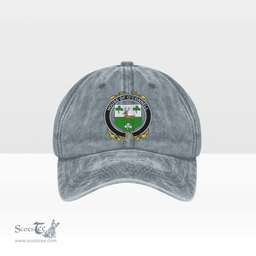 Irish House of O CONNELL Coat of Arms Family Crest Ireland Denim Cap