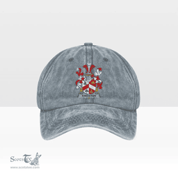 Irish Kingston Coat of Arms Family Crest Ireland Denim Cap