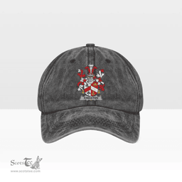 Irish Kingston Coat of Arms Family Crest Ireland Denim Cap