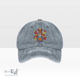 Irish Marlay or O Marley Coat of Arms Family Crest Ireland Denim Cap