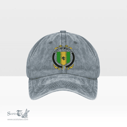 Irish House of O HARA Coat of Arms Family Crest Ireland Denim Cap