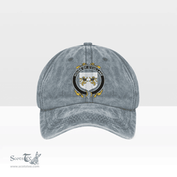 Irish House of O CULLANE (or Collins) Coat of Arms Family Crest Ireland Denim Cap