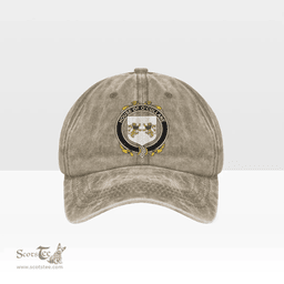 Irish House of O CULLANE (or Collins) Coat of Arms Family Crest Ireland Denim Cap
