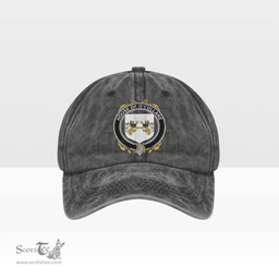 Irish House of O CULLANE (or Collins) Coat of Arms Family Crest Ireland Denim Cap