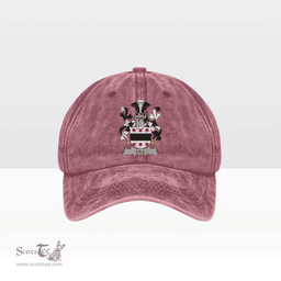 Irish Lill Coat of Arms Family Crest Ireland Denim Cap