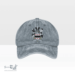 Irish Lill Coat of Arms Family Crest Ireland Denim Cap