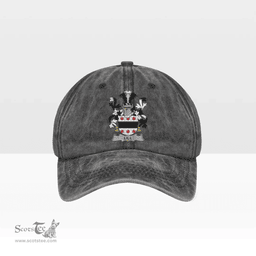 Irish Lill Coat of Arms Family Crest Ireland Denim Cap