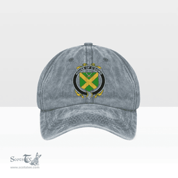 Irish House of O DOWD Coat of Arms Family Crest Ireland Denim Cap