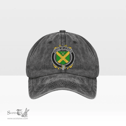 Irish House of O DOWD Coat of Arms Family Crest Ireland Denim Cap