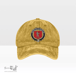 Irish House of O LOUGHLIN Coat of Arms Family Crest Ireland Denim Cap