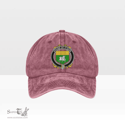 Irish House of O QUIN (Annaly) Coat of Arms Family Crest Ireland Denim Cap