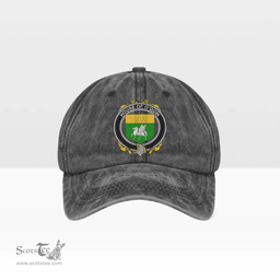 Irish House of O QUIN (Annaly) Coat of Arms Family Crest Ireland Denim Cap
