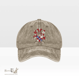 Irish Lynam or O Lynam Coat of Arms Family Crest Ireland Denim Cap
