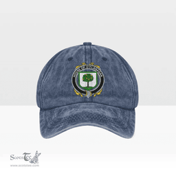 Irish House of O FLANAGAN Coat of Arms Family Crest Ireland Denim Cap