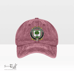 Irish House of O FLANAGAN Coat of Arms Family Crest Ireland Denim Cap
