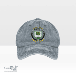 Irish House of O FLANAGAN Coat of Arms Family Crest Ireland Denim Cap