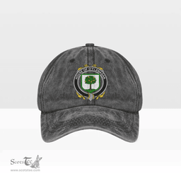 Irish House of O FLANAGAN Coat of Arms Family Crest Ireland Denim Cap
