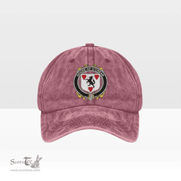 Irish House of O CREAN Coat of Arms Family Crest Ireland Denim Cap
