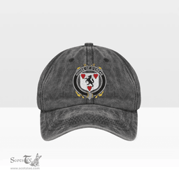 Irish House of O CREAN Coat of Arms Family Crest Ireland Denim Cap