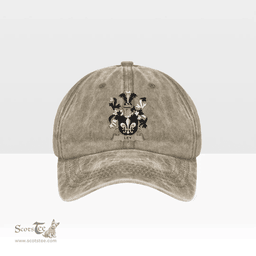 Irish Ley Coat of Arms Family Crest Ireland Denim Cap