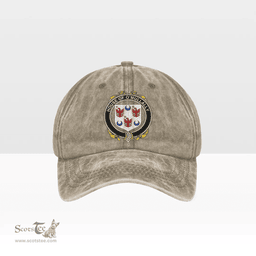 Irish House of O MULLALLY Coat of Arms Family Crest Ireland Denim Cap