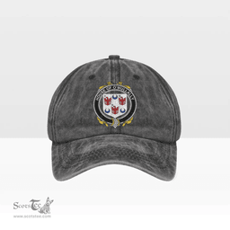 Irish House of O MULLALLY Coat of Arms Family Crest Ireland Denim Cap
