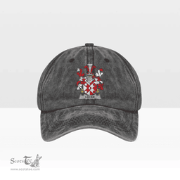 Irish Locke Coat of Arms Family Crest Ireland Denim Cap