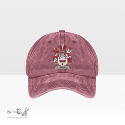 Irish Irwin Coat of Arms Family Crest Ireland Denim Cap