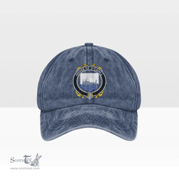 Irish House of O CAHILL Coat of Arms Family Crest Ireland Denim Cap