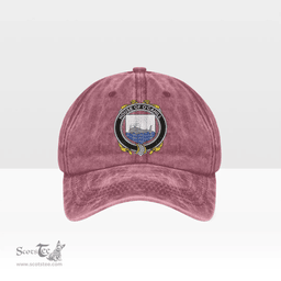 Irish House of O CAHILL Coat of Arms Family Crest Ireland Denim Cap