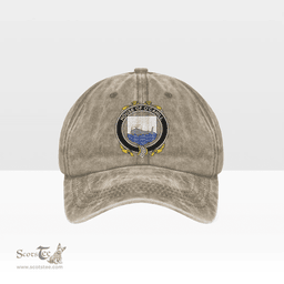 Irish House of O CAHILL Coat of Arms Family Crest Ireland Denim Cap
