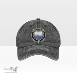 Irish House of O CAHILL Coat of Arms Family Crest Ireland Denim Cap