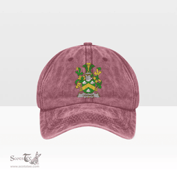 Irish Levinge or Levens Coat of Arms Family Crest Ireland Denim Cap
