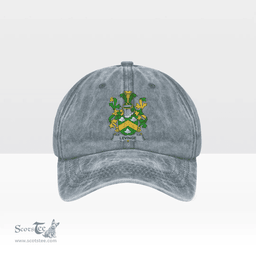 Irish Levinge or Levens Coat of Arms Family Crest Ireland Denim Cap