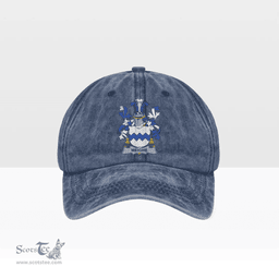 Irish Meighe Coat of Arms Family Crest Ireland Denim Cap
