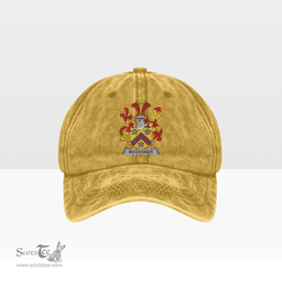 Irish McCusker or Cosker Coat of Arms Family Crest Ireland Denim Cap