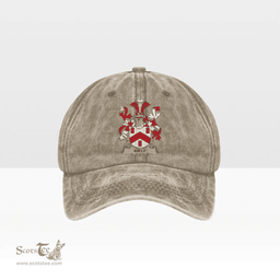 Irish Kiely Coat of Arms Family Crest Ireland Denim Cap