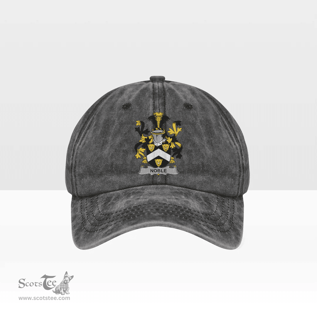 Irish Noble Coat of Arms Family Crest Ireland Denim Cap