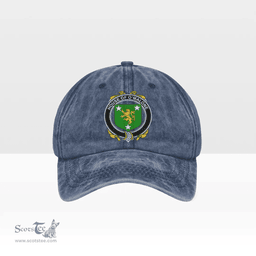 Irish House of O MALONE Coat of Arms Family Crest Ireland Denim Cap