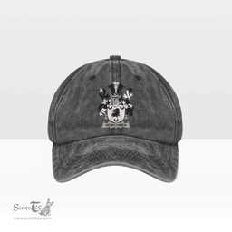Irish Newcomen or Newcombe Coat of Arms Family Crest Ireland Denim Cap
