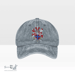 Irish Larkin or O Larkin Coat of Arms Family Crest Ireland Denim Cap