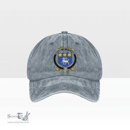 Irish House of O FLYNN Coat of Arms Family Crest Ireland Denim Cap