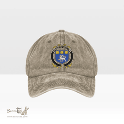 Irish House of O FLYNN Coat of Arms Family Crest Ireland Denim Cap