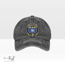 Irish House of O FLYNN Coat of Arms Family Crest Ireland Denim Cap